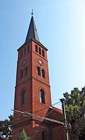 Die evangelisch-lutherische Sankt Laurentius Stadtkirche in der Altstadt von Berlin K�penick