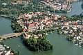 Luftbild der historischen Altstadtinsel von Berlin Köpenick