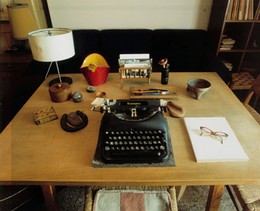 Schreibmaschine im Arbeitszimmer von Anna Seghers